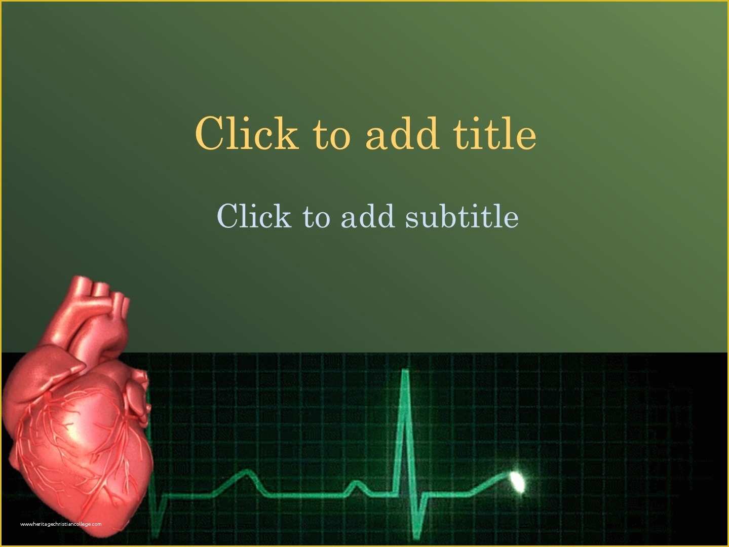 Free Ecg Powerpoint Templates Of Animated Cardiology Powerpoint Template Free Medical