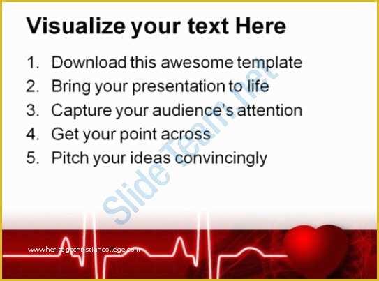 Free Ecg Powerpoint Templates Of Ecg Medical Powerpoint Template 0610