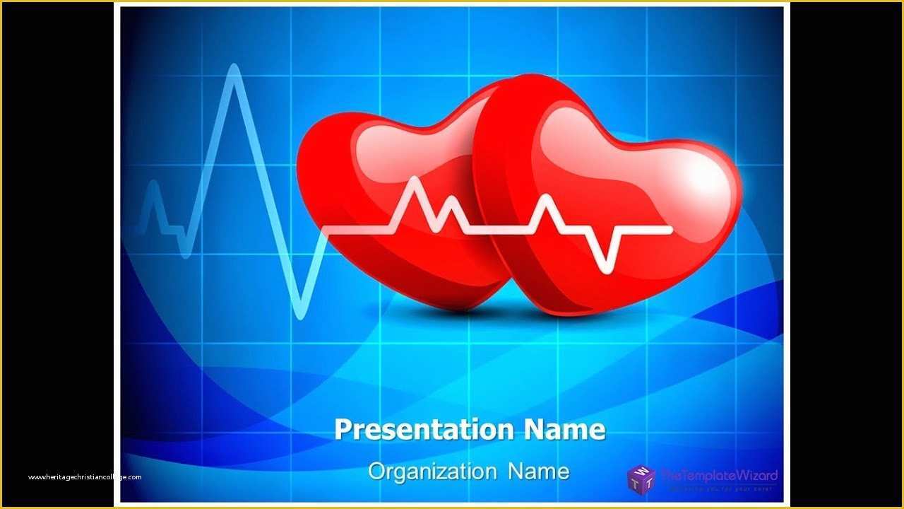 Free Ecg Powerpoint Templates Of Heart Ecg Powerpoint Presentation Template