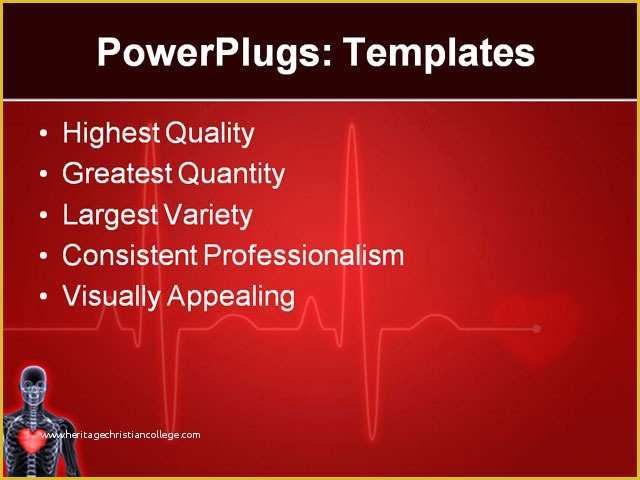 Free Ecg Powerpoint Templates Of Illustration Of An Electrocardiogram Ecg Powerpoint