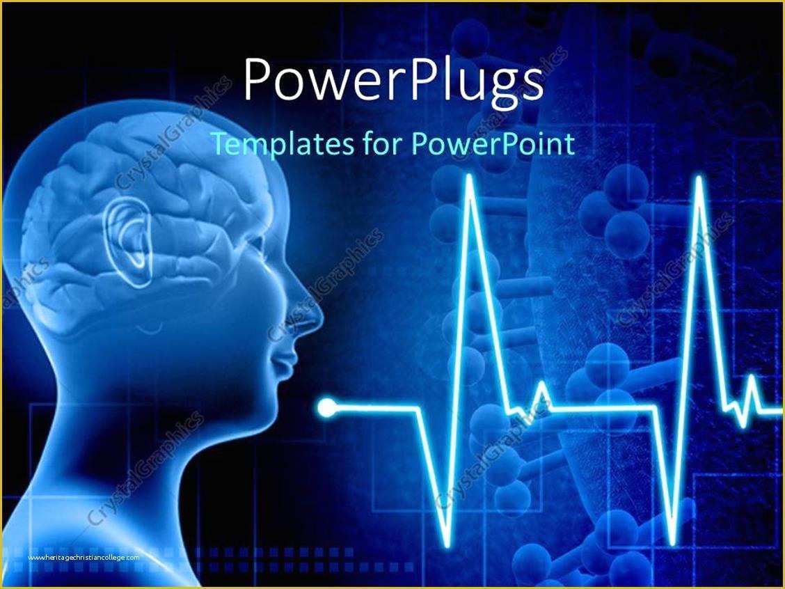 Free Ecg Powerpoint Templates Of Powerpoint Template Human Brain In A Human Body with Ecg
