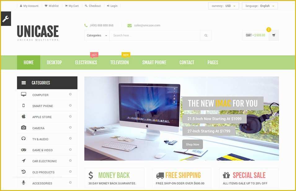 Free Ecommerce HTML Template Of 22 Best Electronic Website Templates & themes