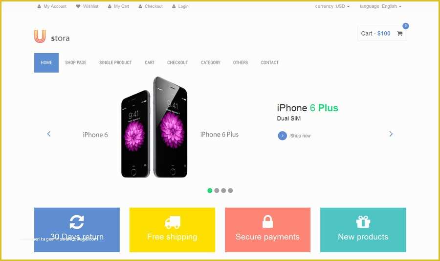 Free Ecommerce HTML Template Of 25 Perfect Free HTML5 E Merce Website Templates