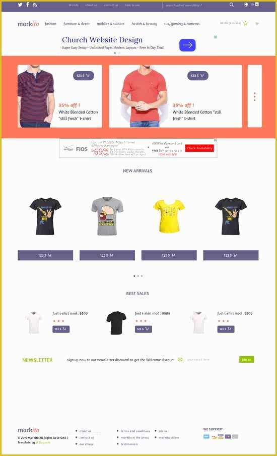 Free Ecommerce HTML Template Of 50 Best E Merce Website Templates Free & Premium