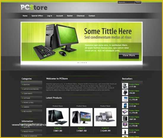 Free Ecommerce HTML Template Of Download 40 Free HTML E Merce Website Templates Xdesigns