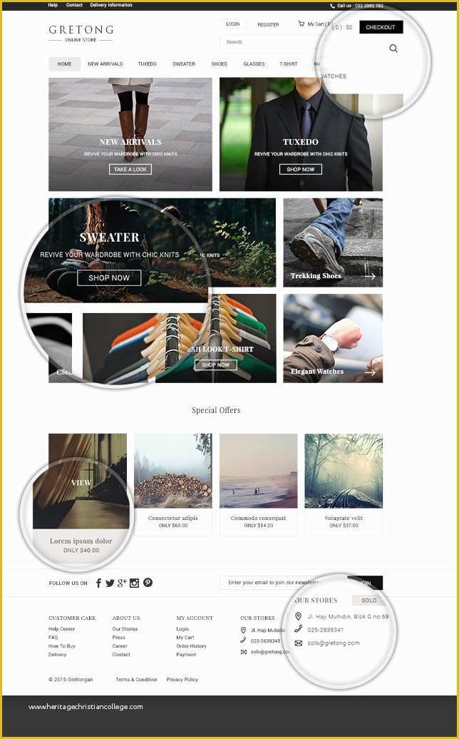 Free Ecommerce HTML Template Of Free E Merce Web Templates Psd Css Author