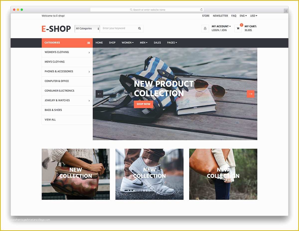 Free Ecommerce Store Template Of 22 Best Free E Merce Website Templates In 2018 Uicookies