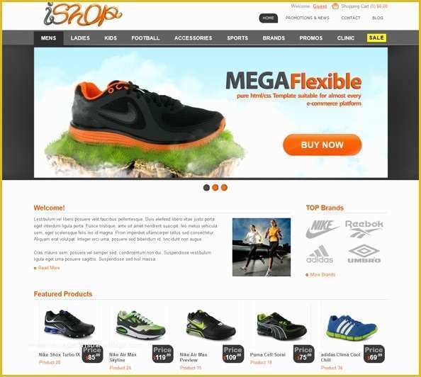 Free Ecommerce Store Template Of 70 Best Free HTML E Merce Website Templates 2017