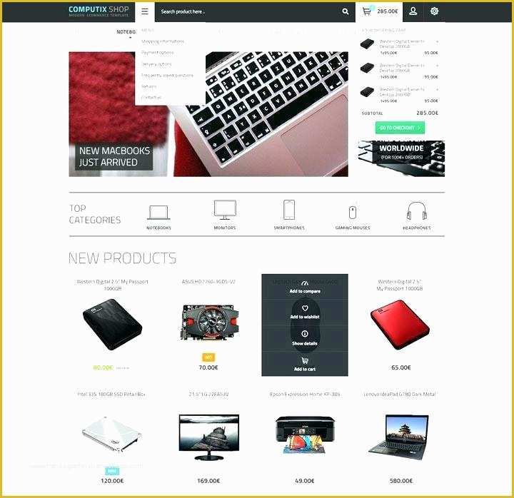 Free Ecommerce Store Template Of E Merce Store Templates Free Download Template