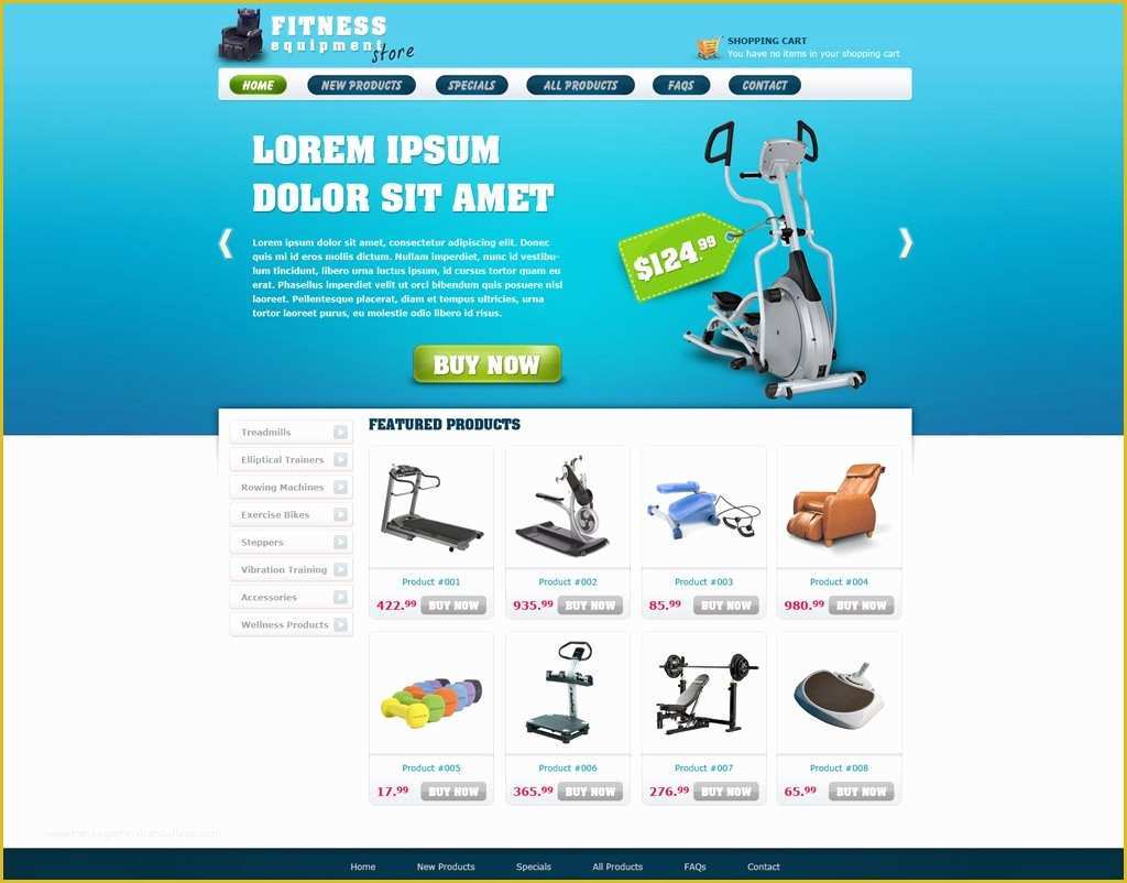 Free Ecommerce Store Template Of Free E Merce Website Template