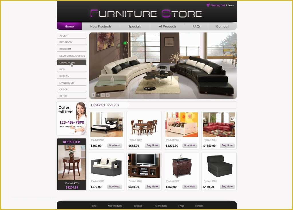 45 Free Ecommerce Store Template