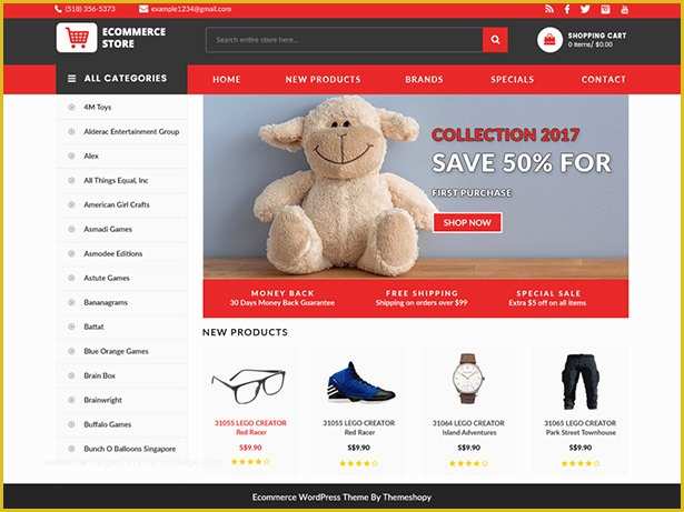Free Ecommerce Template Wordpress Of 10 Best Free E Merce Wp themes Of 2018 for Your First
