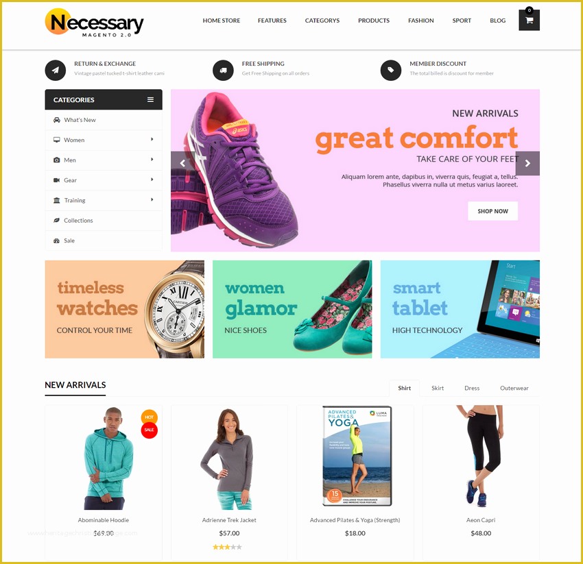 Free Ecommerce Template Wordpress Of 100 Free Magento E Merce Responsive themes 2018 Download