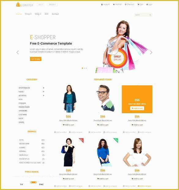 Free Ecommerce Template Wordpress Of 31 E Merce HTML5 themes & Templates