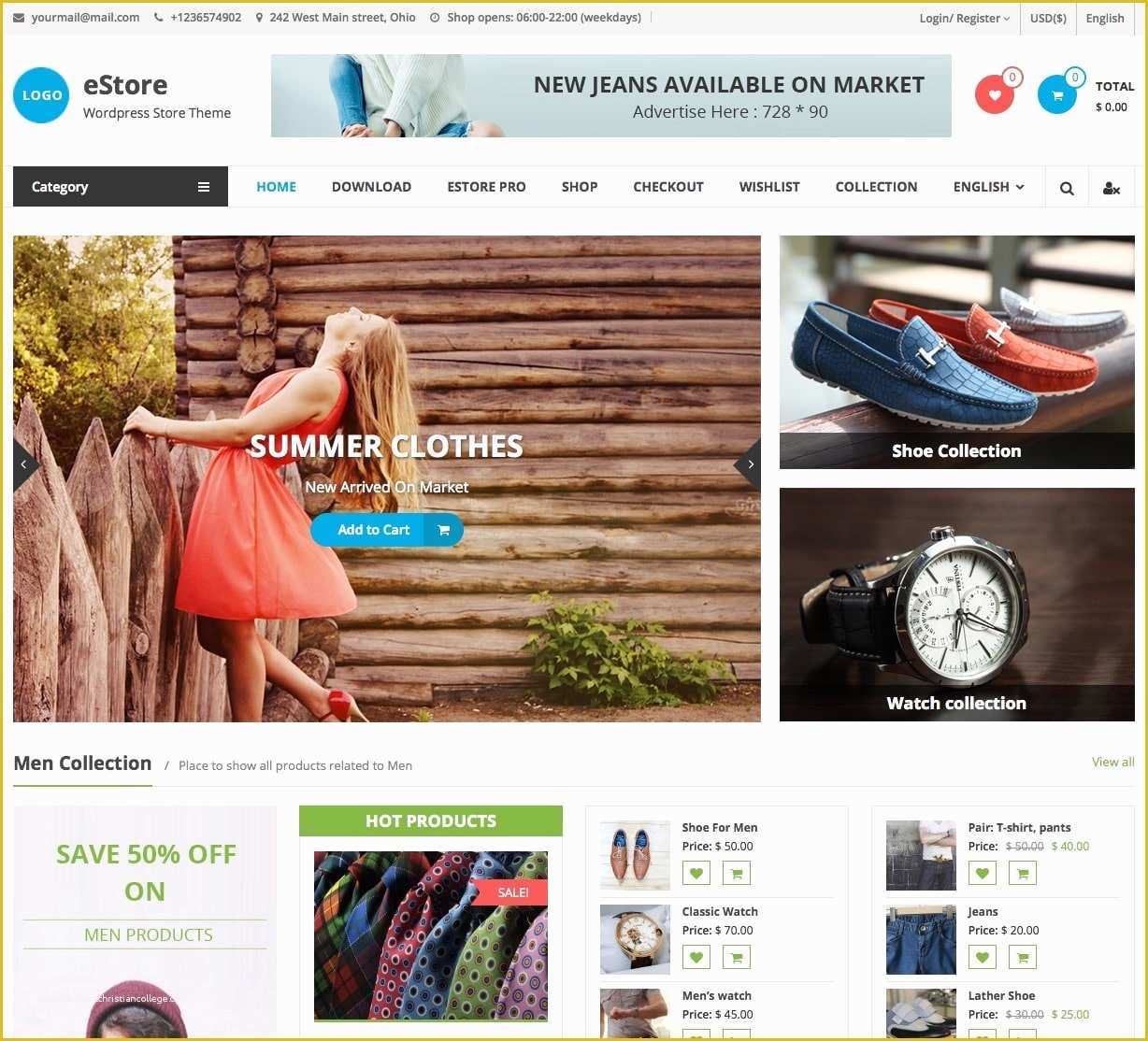 Free Ecommerce Template Wordpress Of 40 Best Free Wordpress Woo Merce themes for 2019