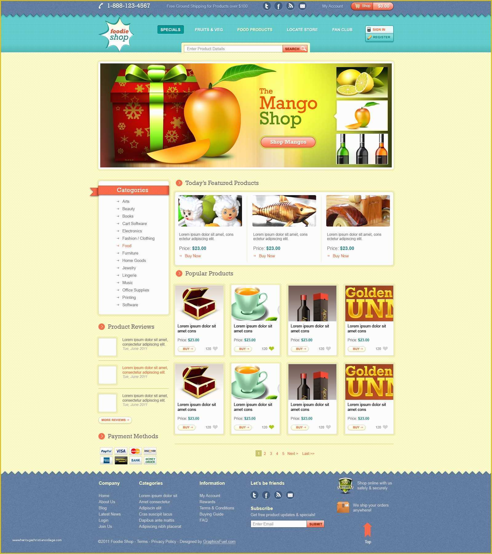 Free Ecommerce Template Wordpress Of E Merce Website Template Design Psd Graphicsfuel