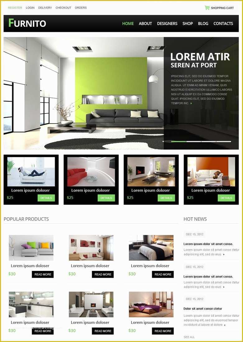 Free Ecommerce Template Wordpress Of Free E Merce Website Templates