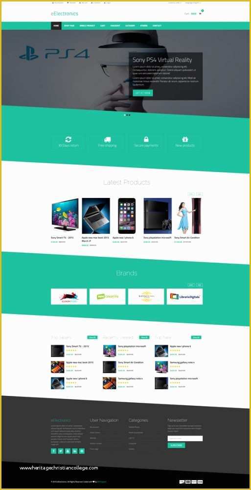Free Ecommerce Website Templates Of 25 Best HTML E Merce Website Templates Free Premium