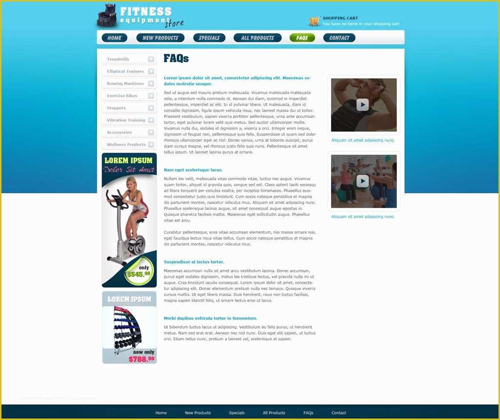 Free Ecommerce Website Templates Of Free E Merce Website Template