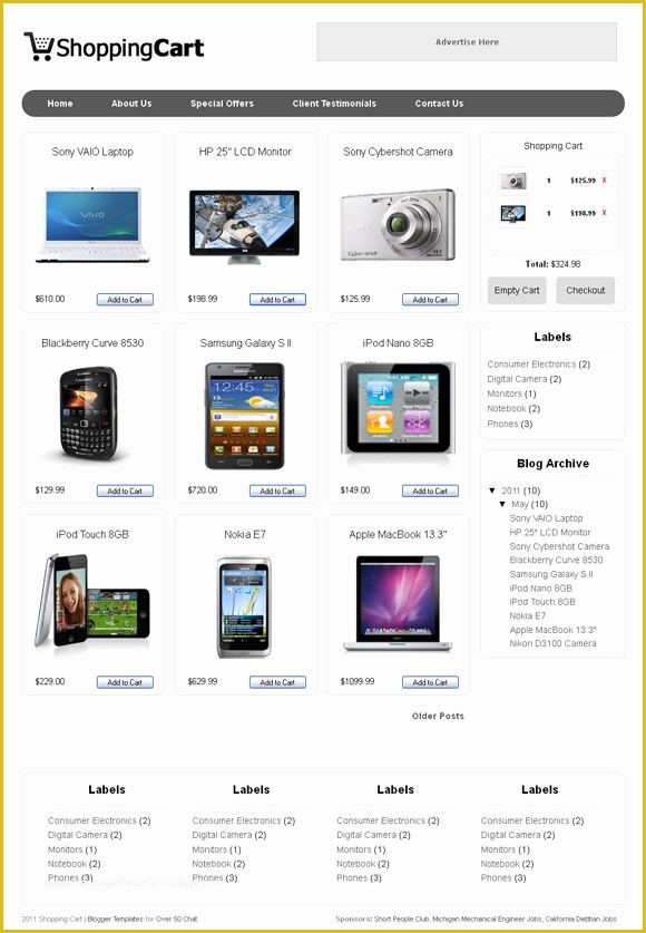 Free Ecommerce Website Templates Shopping Cart Download Of Download Template toko Line Shopping Cart Effand Nozh