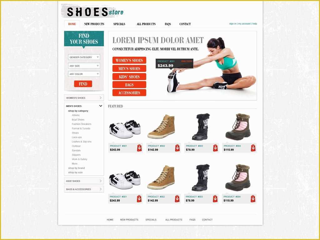 Free Ecommerce Website Templates Shopping Cart Download Of Free Shopping Cart Website Template