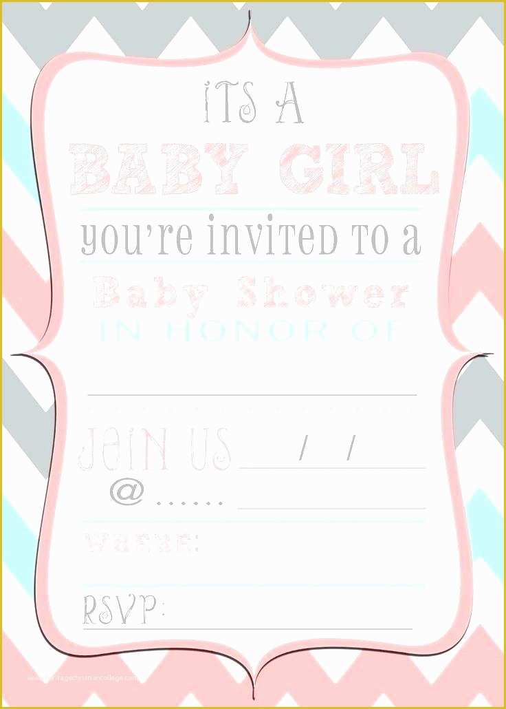 Free Editable Baby Shower Invitation Templates Of Baby Shower Invite Template Downloadable Baby Shower