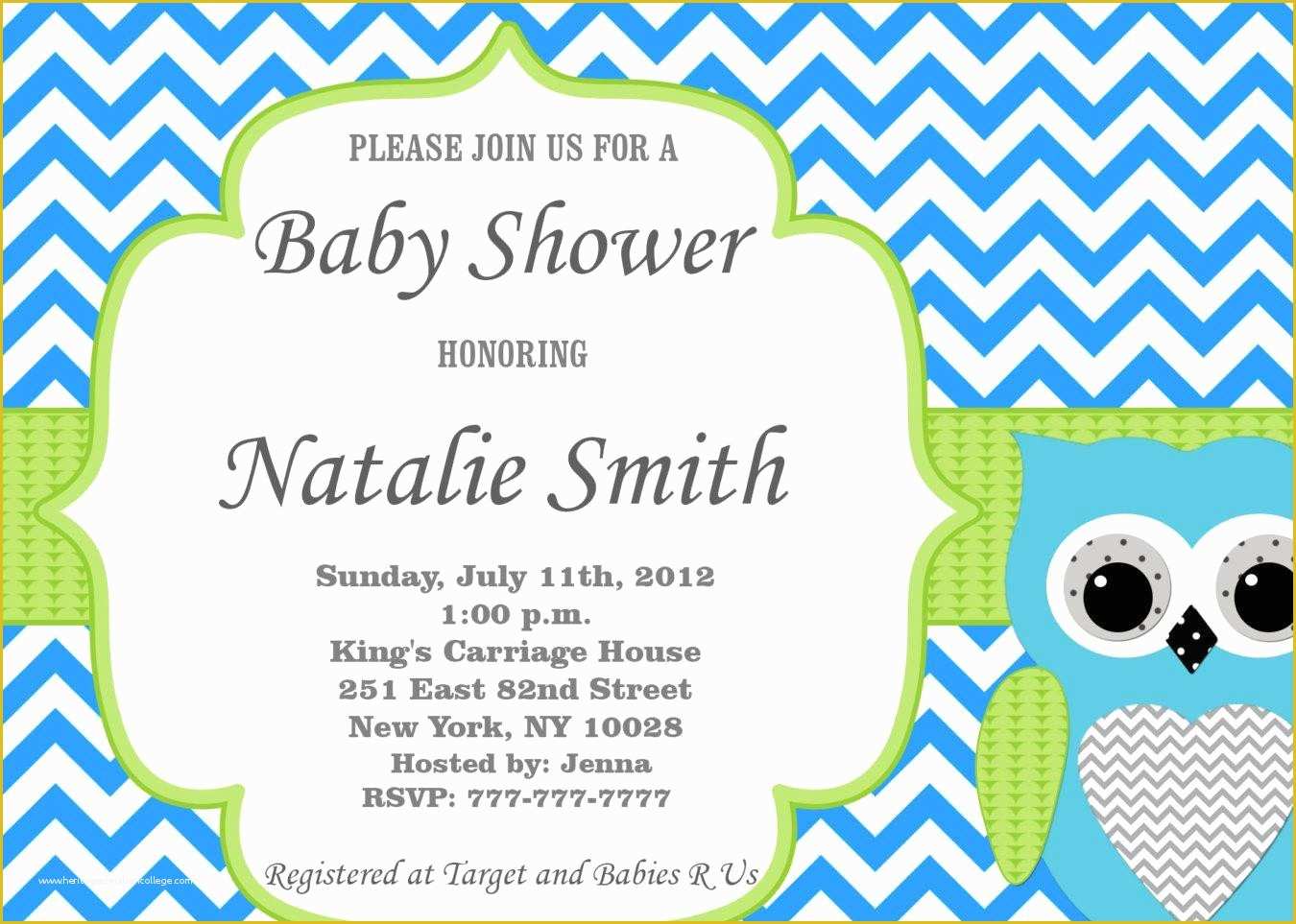 Free Editable Baby Shower Invitation Templates Of Free Baby Shower Invitation Templates for Word Twin