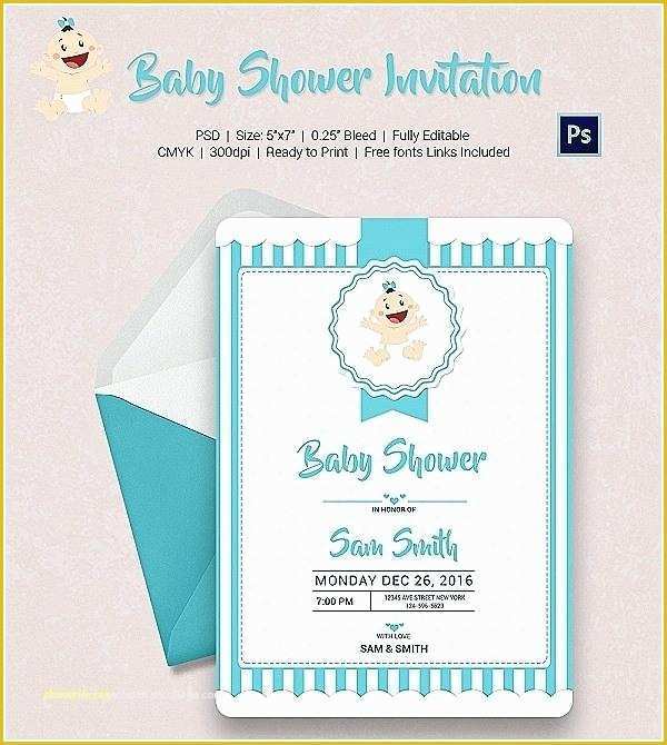 Free Editable Baby Shower Invitation Templates Of Free Editable Baby Shower Invitation Cards S Templates