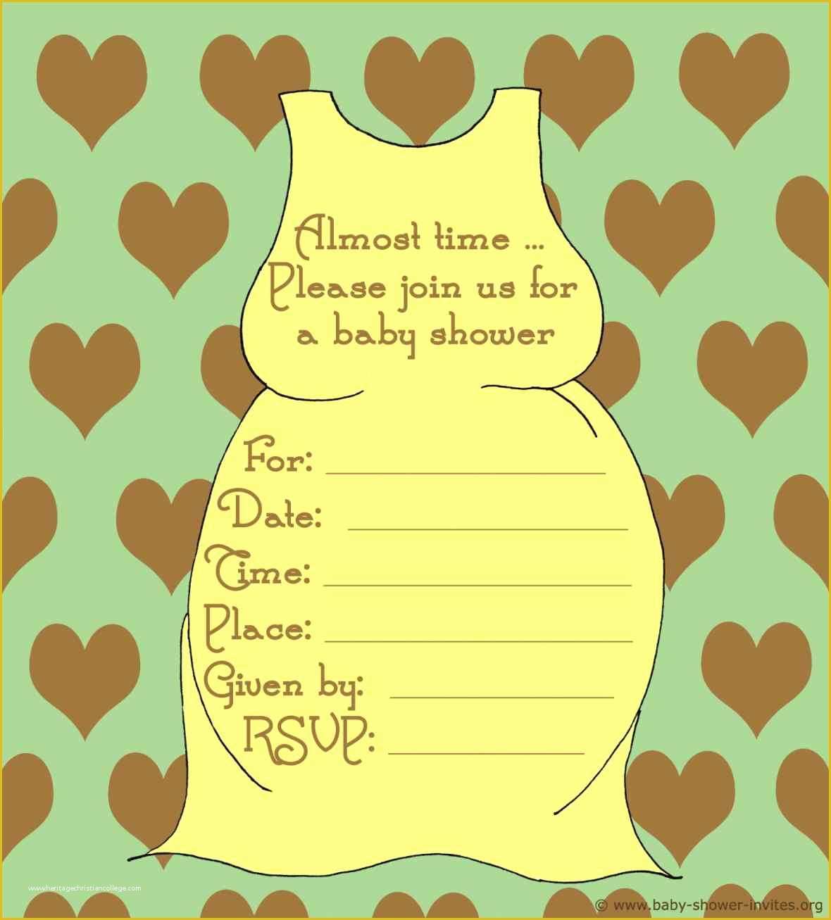 Free Editable Baby Shower Invitation Templates Of Neutral Baby Shower Invitations Templates Editable • Baby