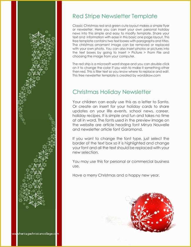 printable-christmas-newsletter-templates