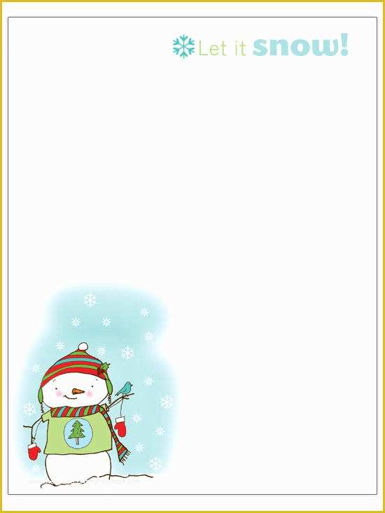 Free Editable Christmas Newsletter Templates Of Free Christmas Letter Templates