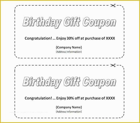 Free Editable Coupon Template Of 28 Homemade Coupon Templates – Free Sample Example