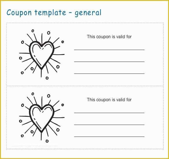 Free Editable Coupon Template Of 34 Coupon Templates – Word Psd Ai