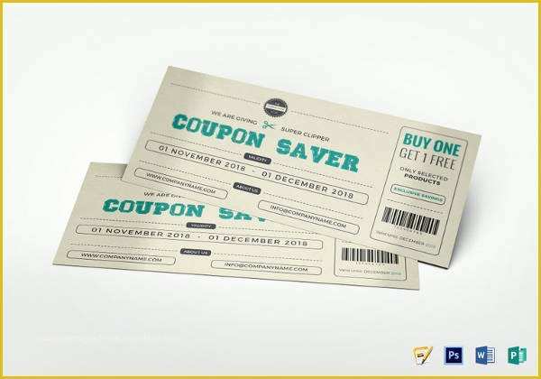 Free Editable Coupon Template Of 39 Coupon Design Templates Psd Ai Vector Eps