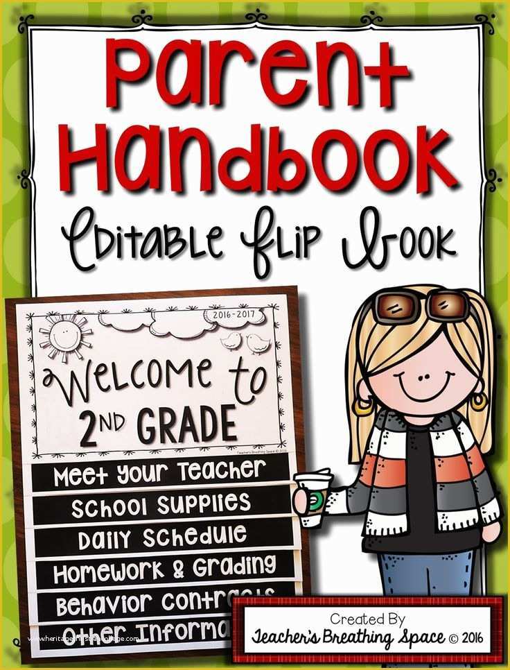 Free Editable Flip Book Template Of 25 Best Ideas About Parent Handbook On Pinterest