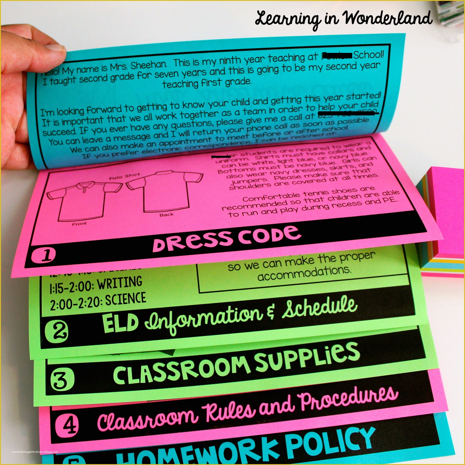 Free Editable Flip Book Template Of Back to School Flip Book