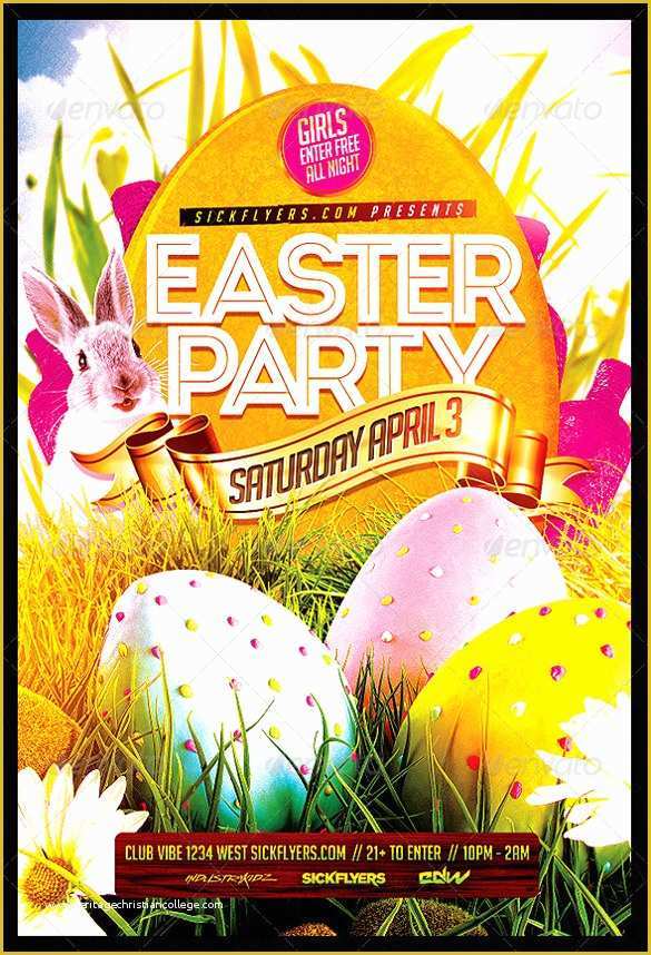 Free Editable Flyer Templates Of 31 Easter Flyers Free Psd Ai Vector Eps format