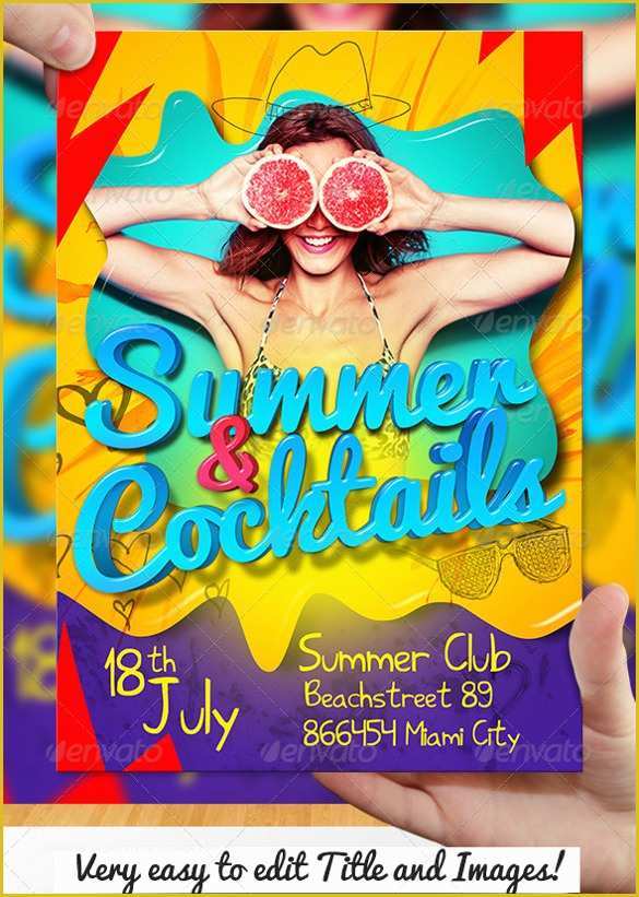 Free Editable Flyer Templates Of 48 Summer Party Flyer Templates Psd Ai Vector Eps