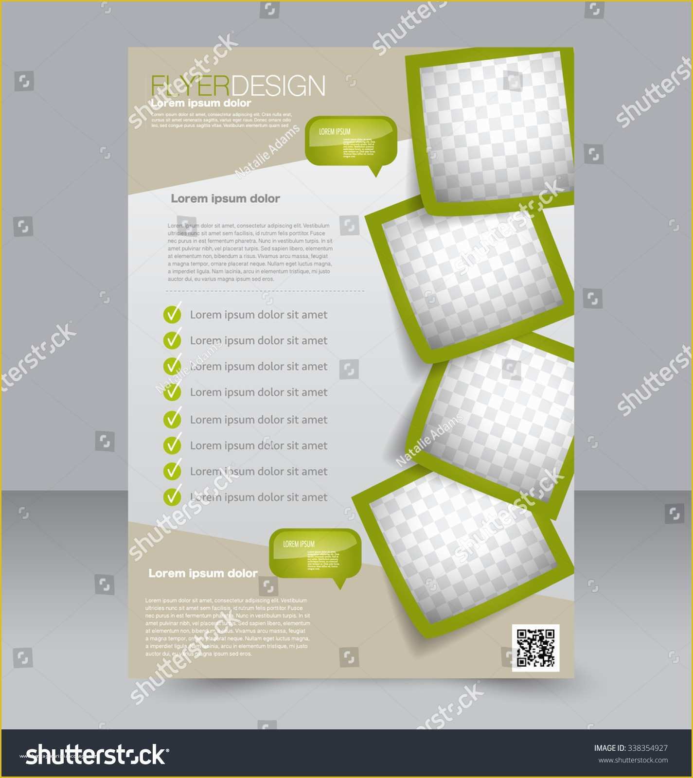 Free Editable Flyer Templates Of Flyer Template Brochure Design Editable A4 Stock Vector