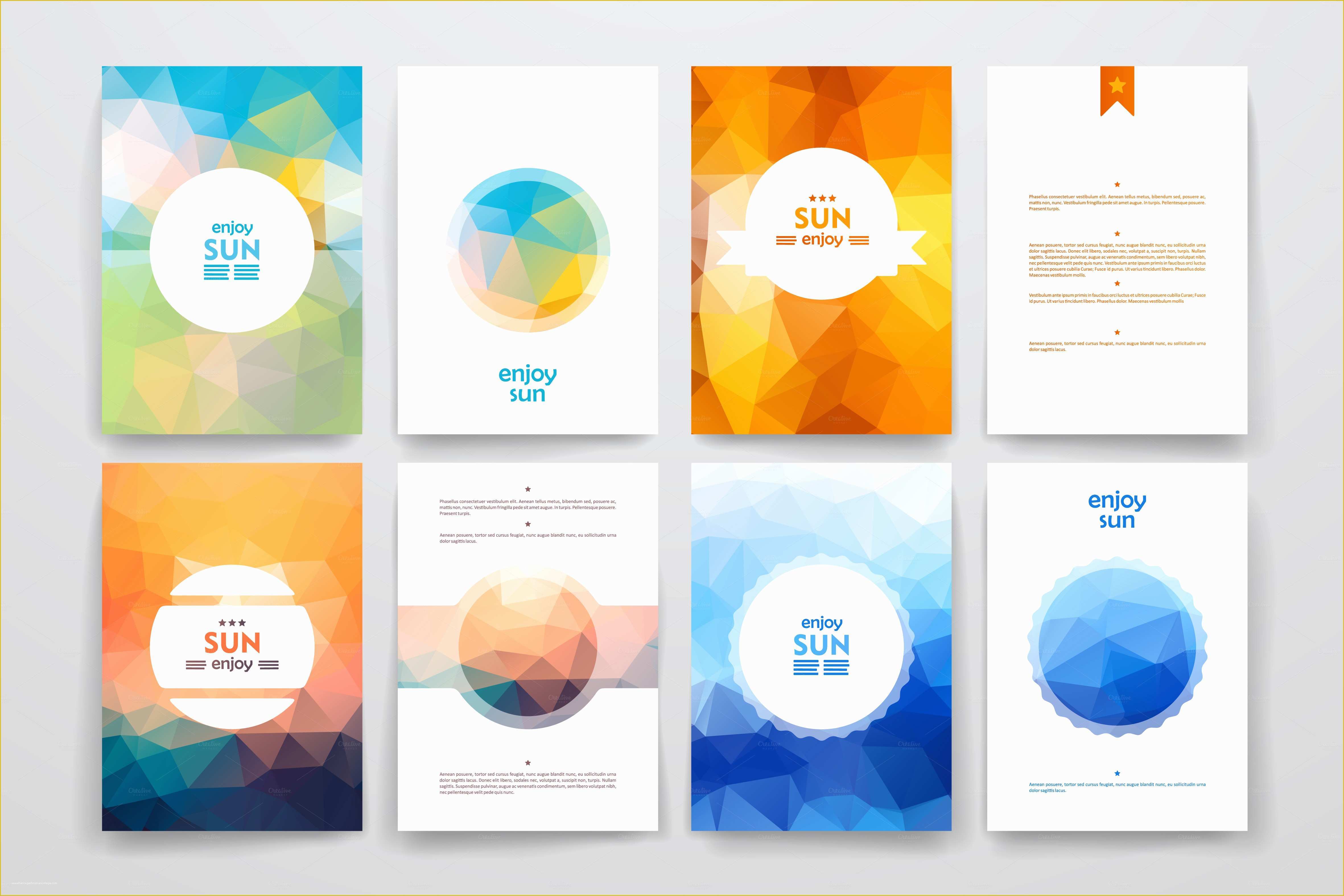 Free Editable Flyer Templates Of Sun Brochures Brochure Templates On Creative Market