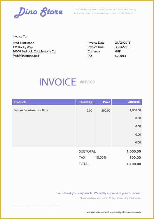Free Editable Invoice Template Pdf Of 10 Best Of Invoice Template Pdf Free Editable