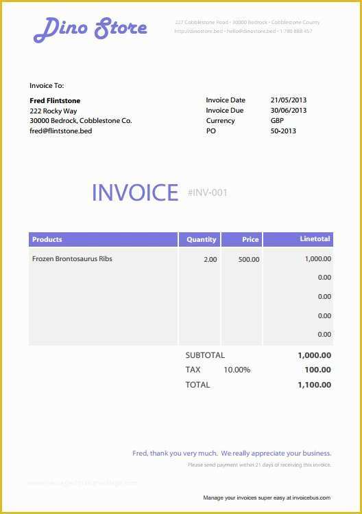 Free Editable Invoice Template Pdf Of 10 Best Of Invoice Template Pdf Free Editable