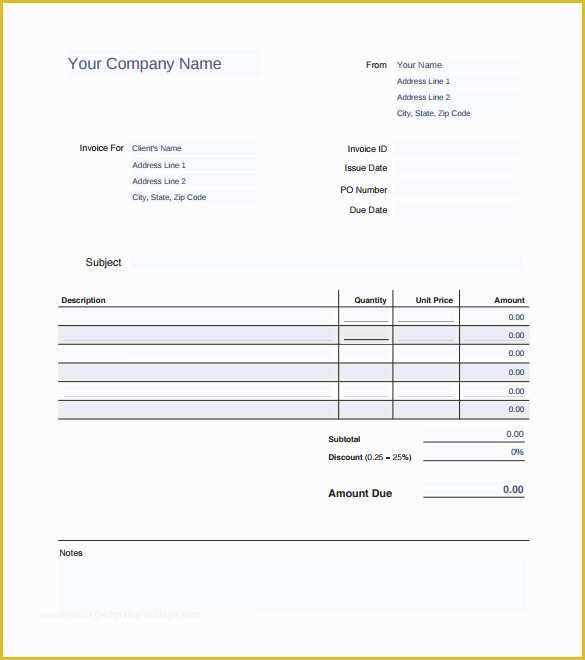 Free Editable Invoice Template Pdf Of 15 Payroll Templates Pdf Word Excel