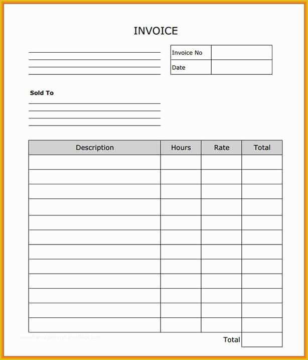 Free Editable Invoice Template Pdf Of 6 Editable Invoice Template Pdf
