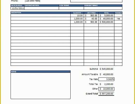 Free Editable Invoice Template Pdf Of Editable Invoice Template Excel