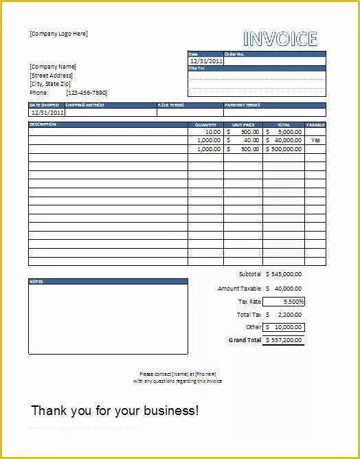 44 Free Editable Invoice Template Pdf