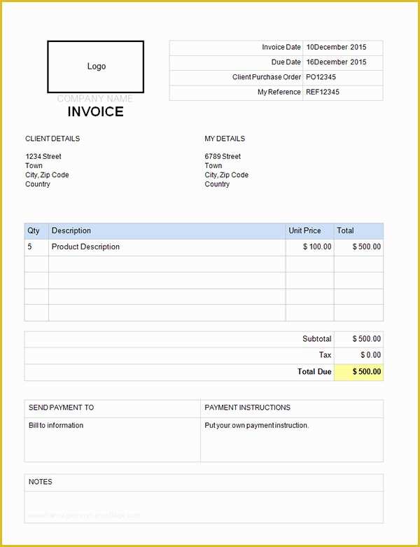 Free Editable Invoice Template Pdf Of Free Invoice Template Pdf Download Editable