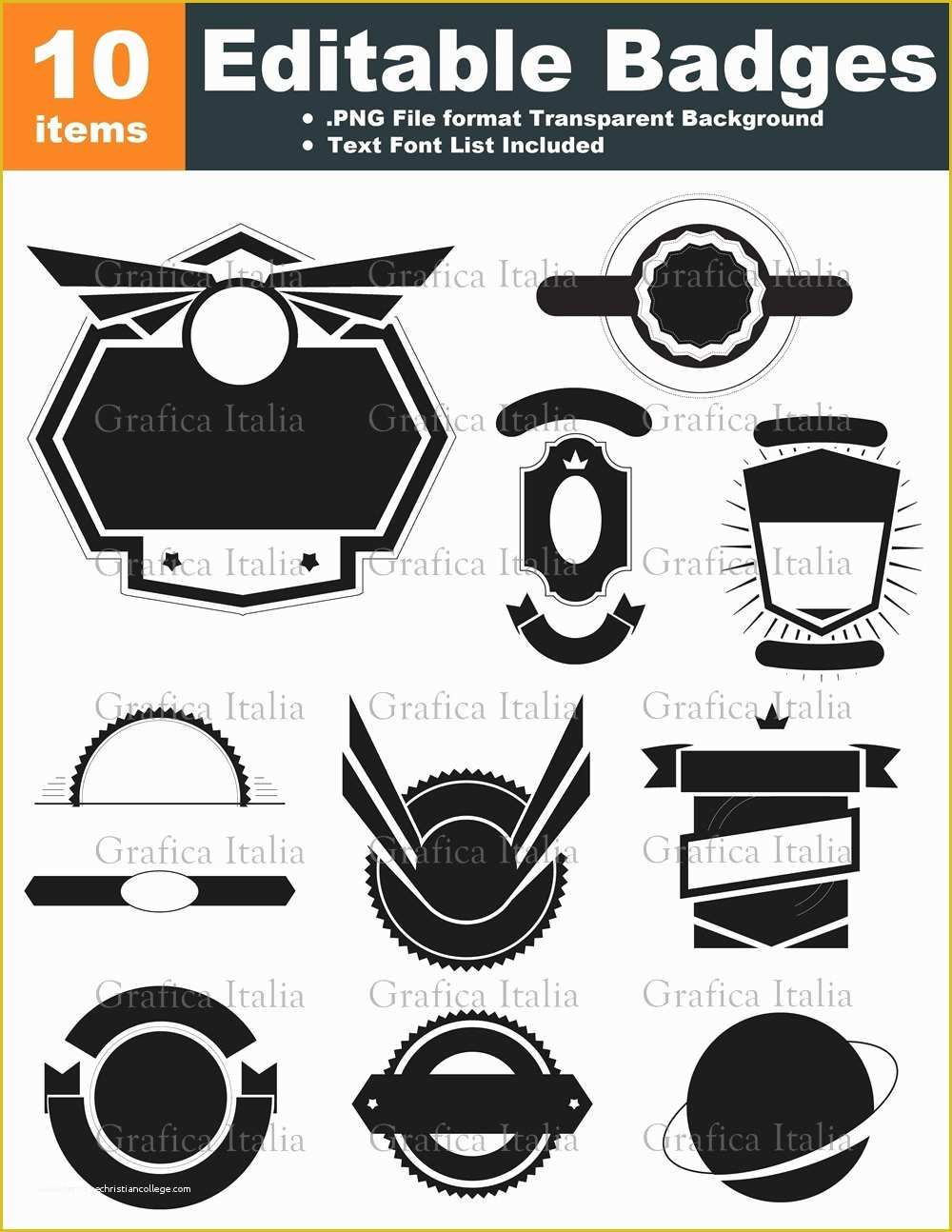 Free Editable Logo Templates Of Retro Blank Badge Logo Templates 10 Graphic Designs