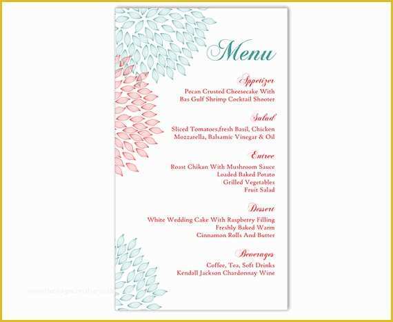 Free Editable Menu Template Of Wedding Menu Template Diy Menu Card Template Editable Text