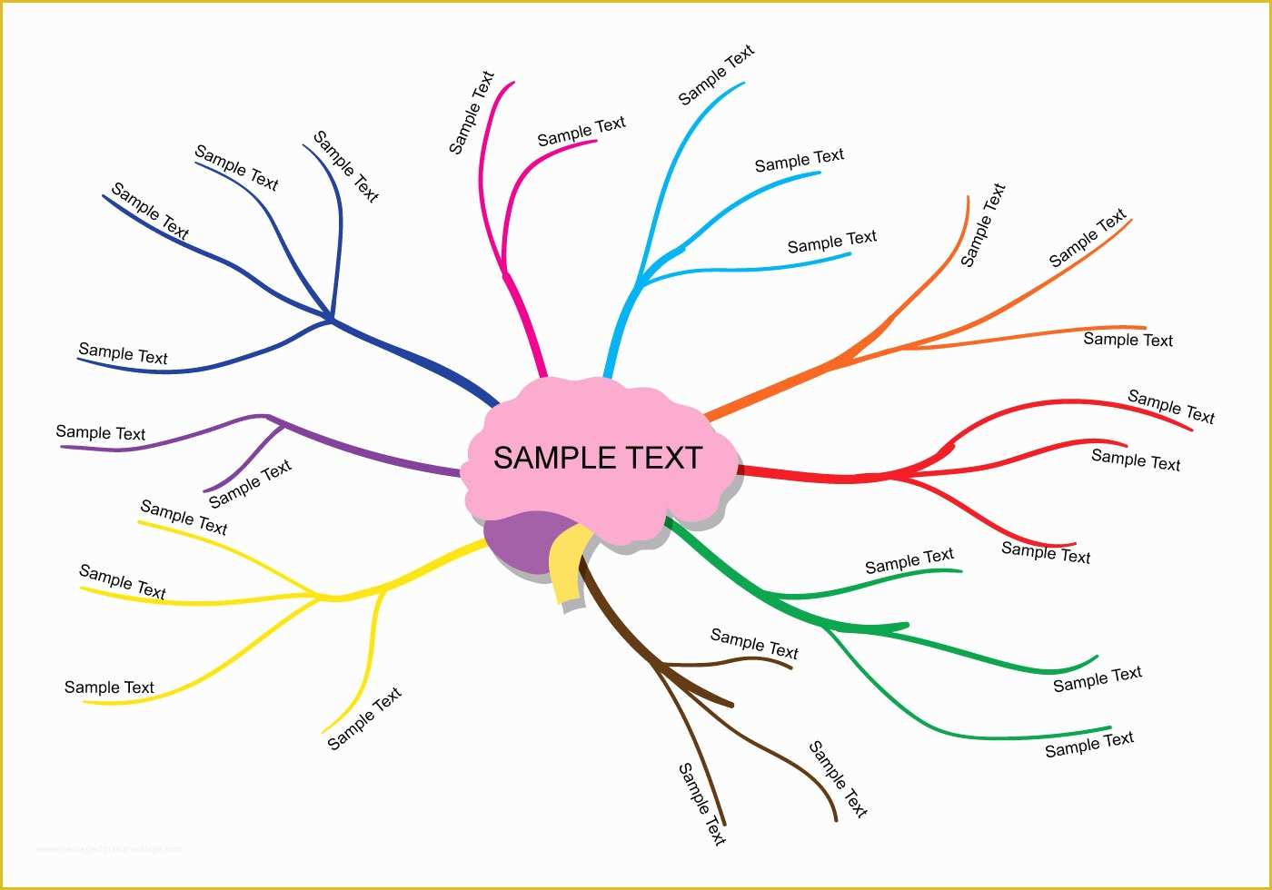 Free Editable Mind Map Template Of Mind Map Vector Download Free Vector Art Stock Graphics